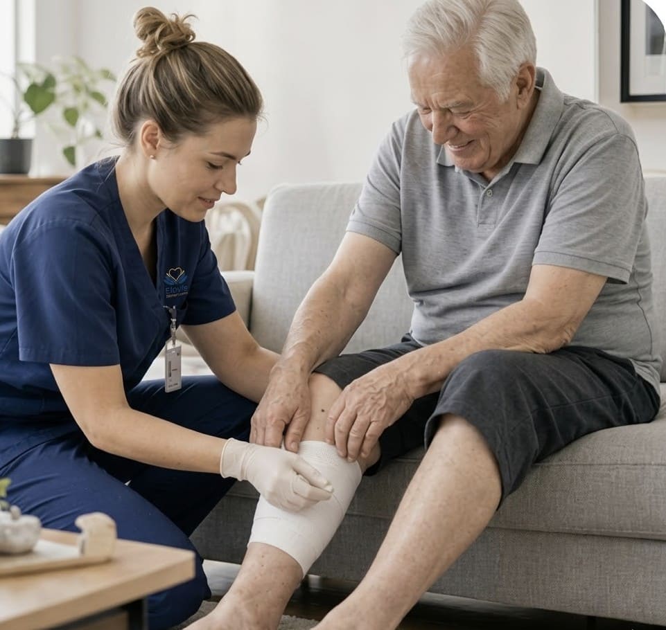 wound care and med management